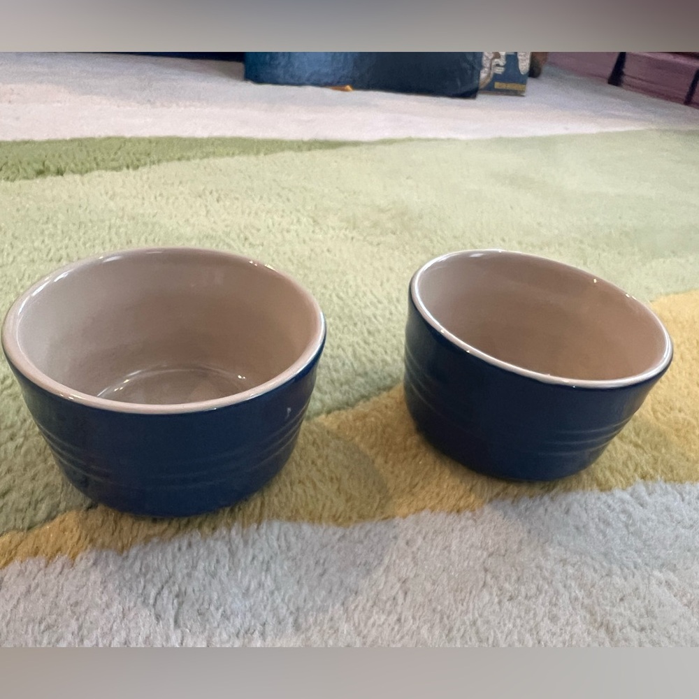 Set of 2 Le Creuset 7 Ounce Stoneware Ramekins